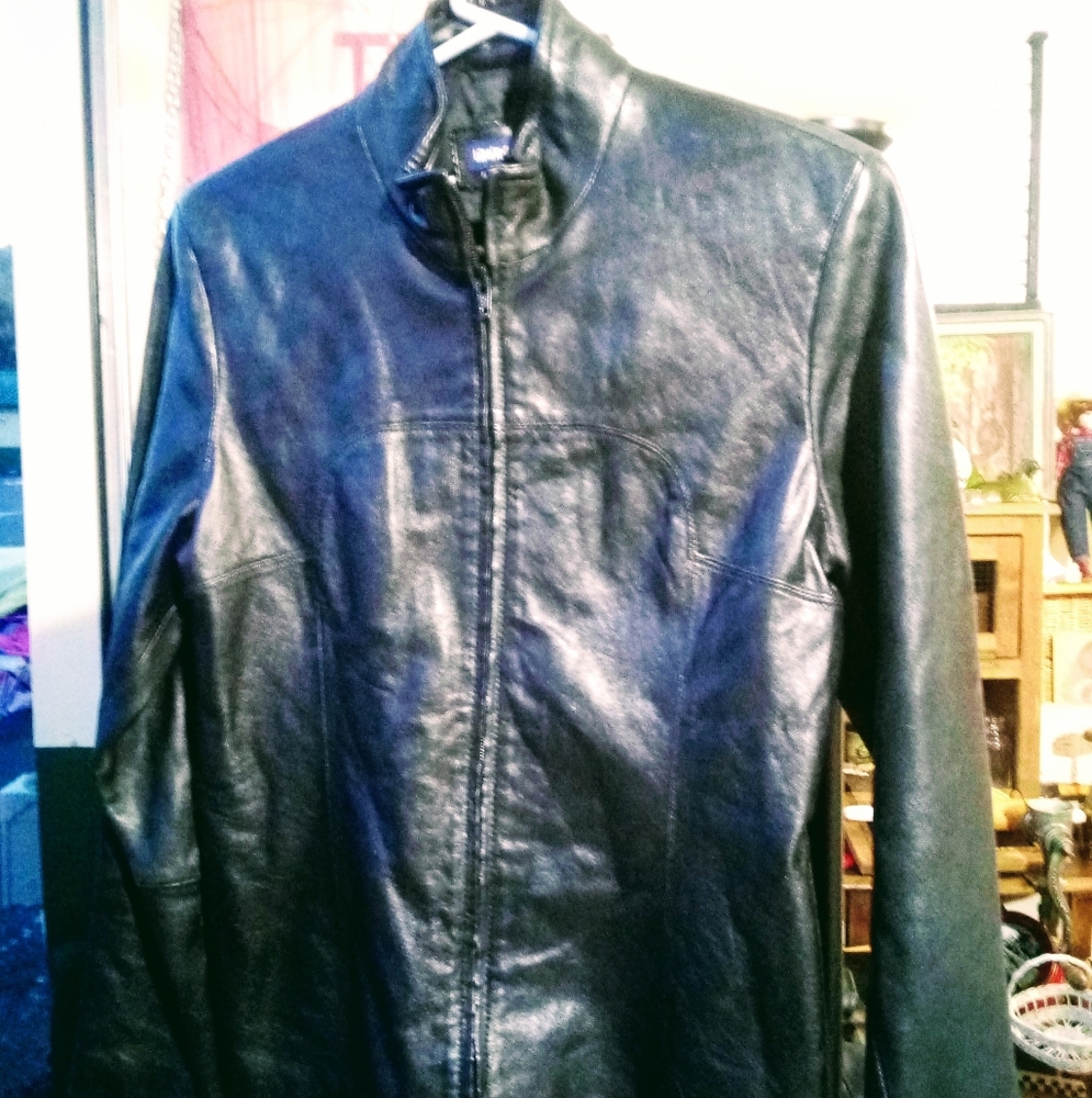 Leather jacket